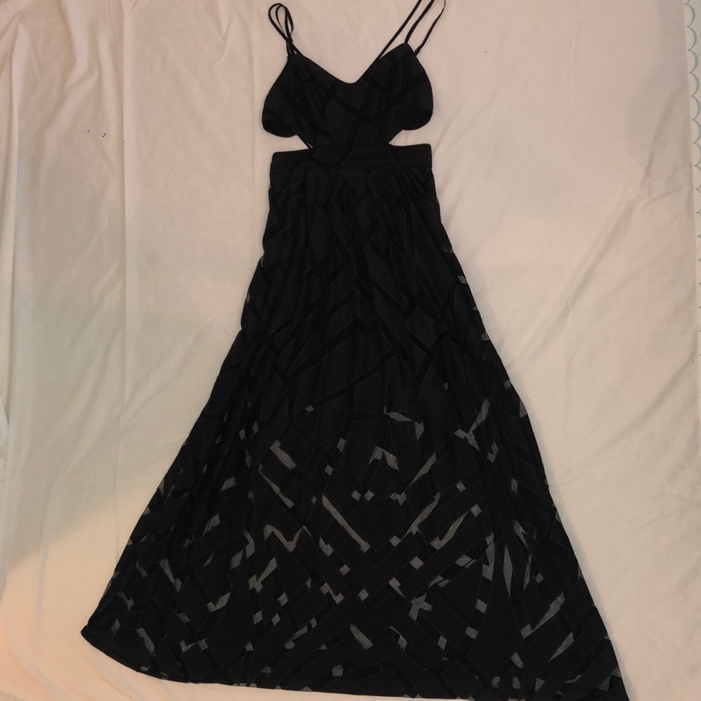 Cutout maxi dress